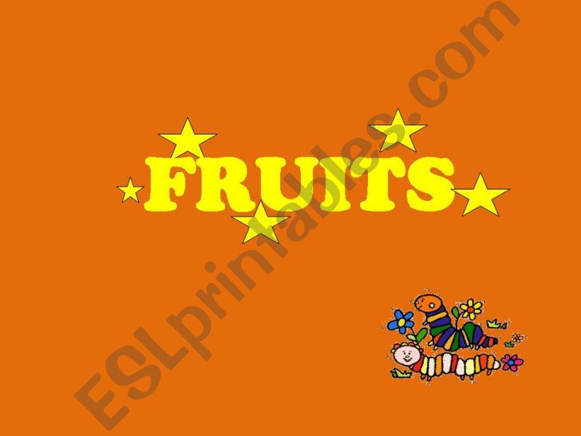 FRUITS powerpoint