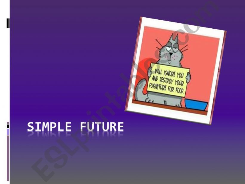 simple future powerpoint