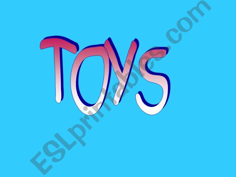 Toys powerpoint