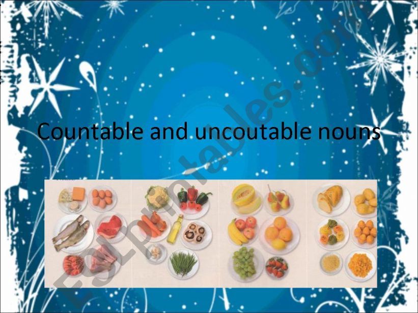 Countable and uncountable nouns