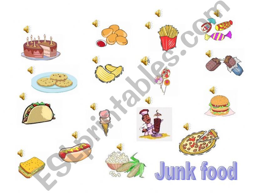 junk food vs healthy food powerpoint