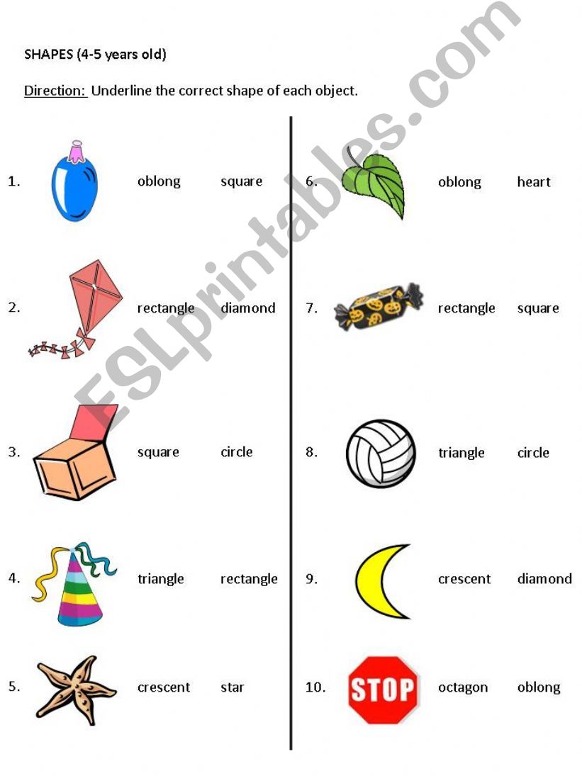 LEARNING SHAPES powerpoint