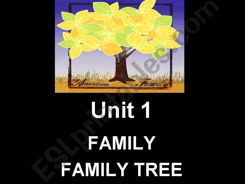 family tree powerpoint