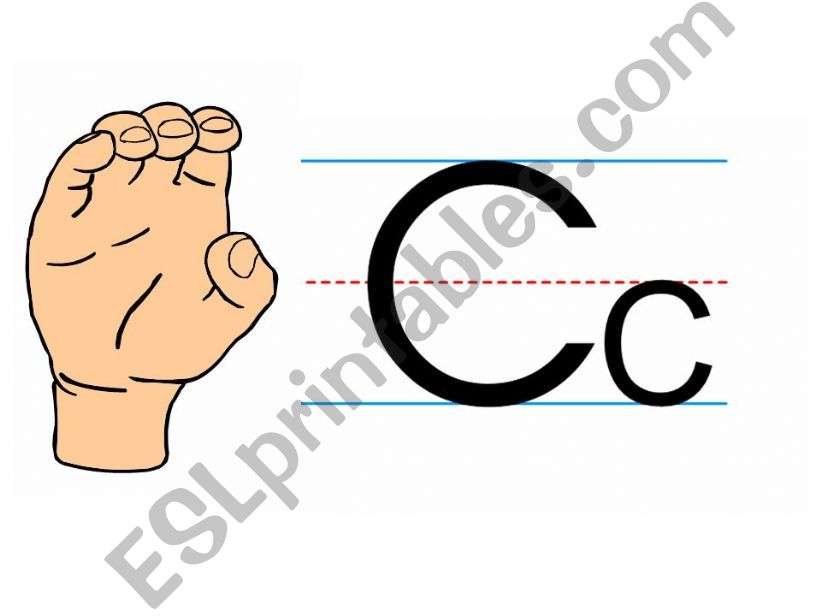 letter C  powerpoint