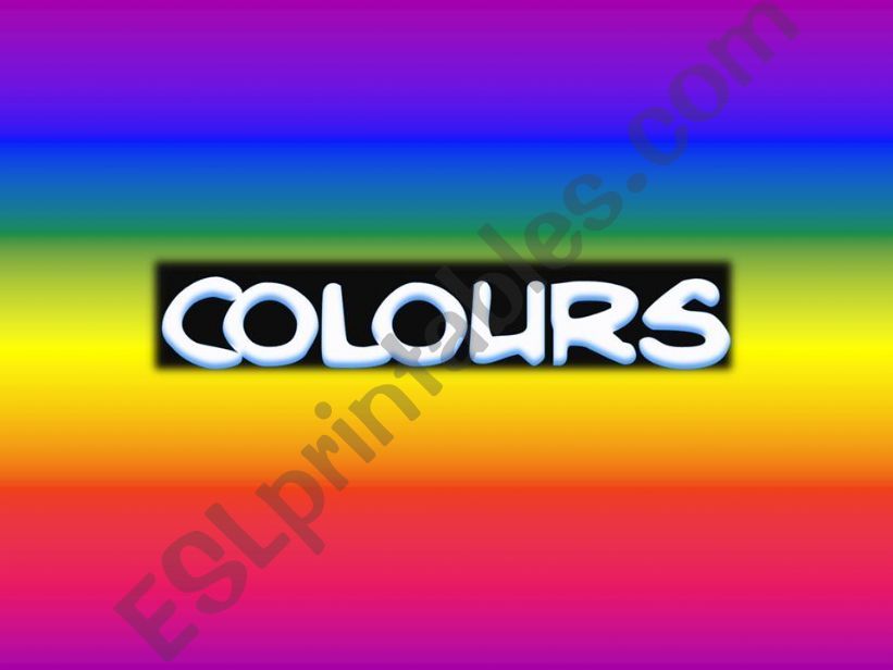 ppt on colours powerpoint