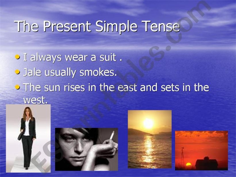 the present simple tense powerpoint