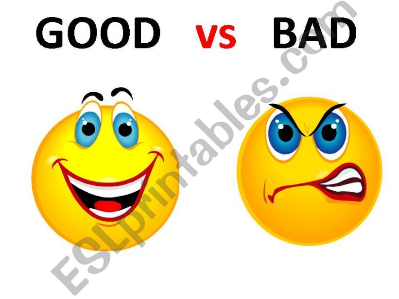 Good vs  Bad  (animated) powerpoint