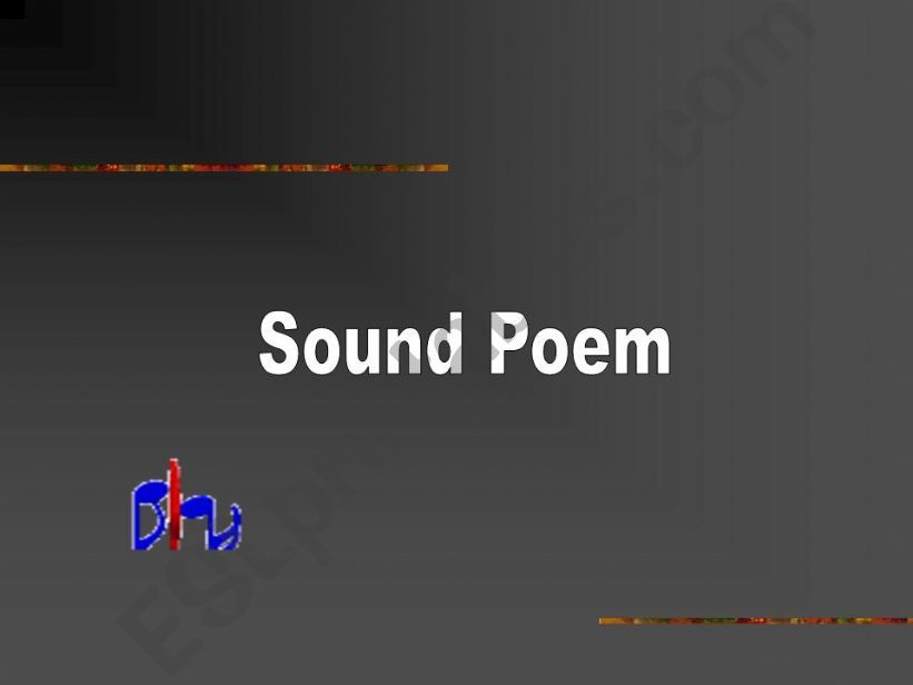 sound poem powerpoint