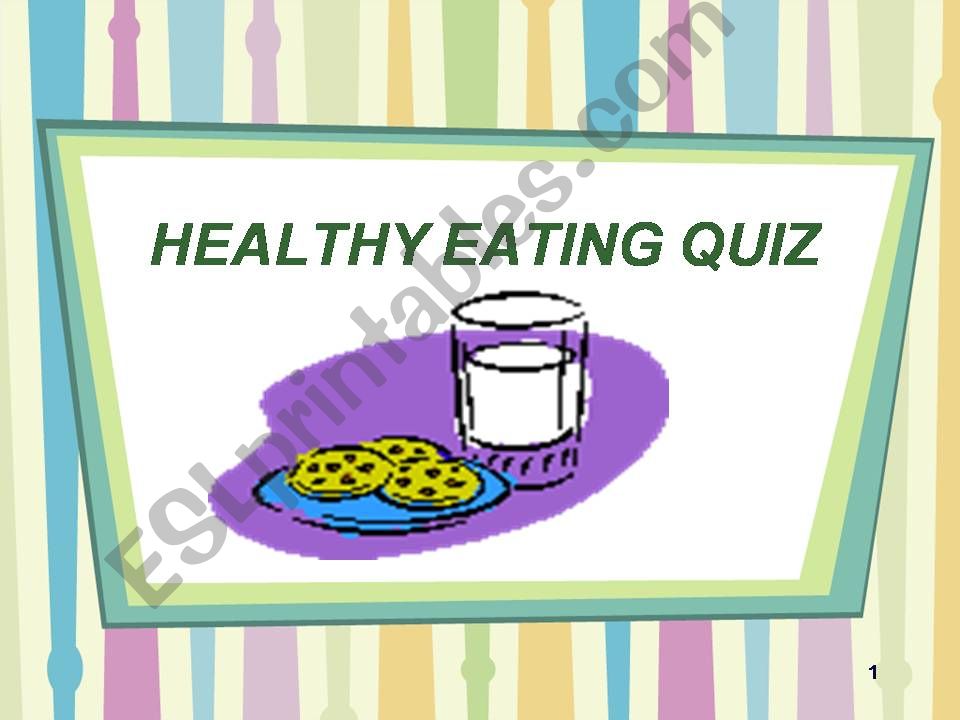 healthy eating quiz powerpoint