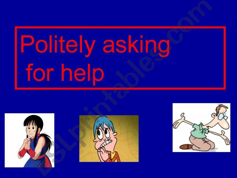 asking for help powerpoint