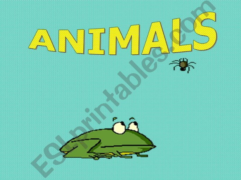 Animals powerpoint