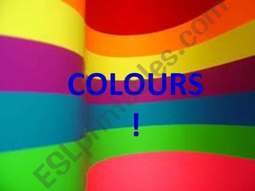 COLOURS powerpoint