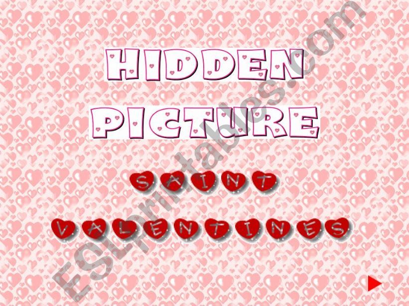 Hidden Picture Saint Valentines