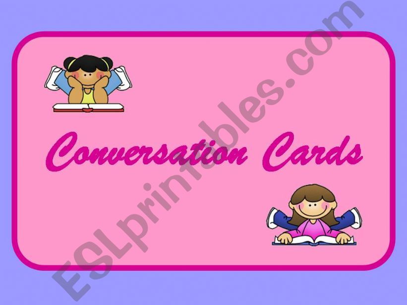 Conversation Cards powerpoint