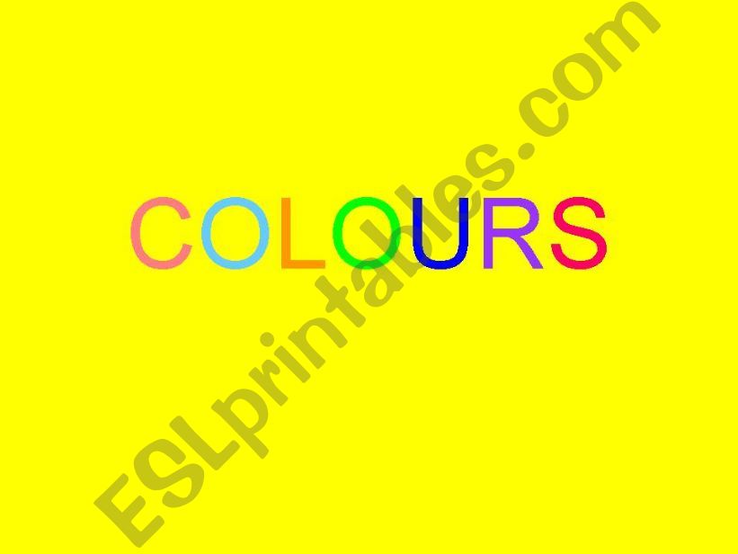 Colours powerpoint