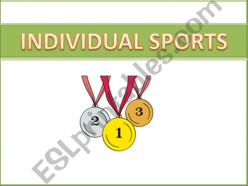 Individual sports & equipment 