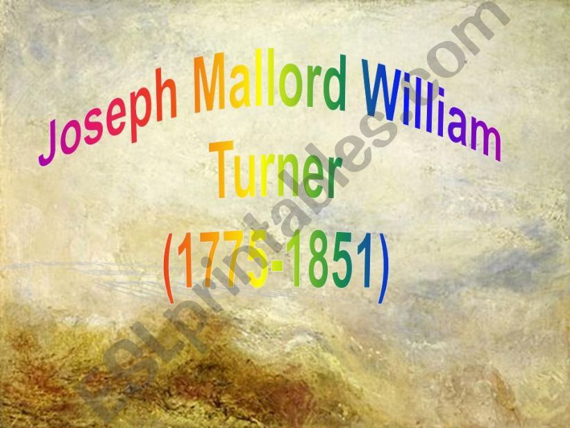 Jozeph Turner powerpoint