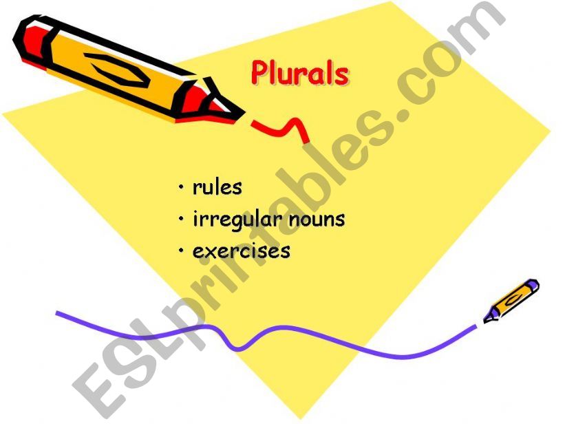 Plurals powerpoint