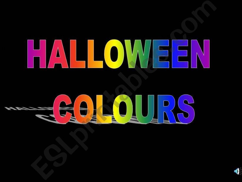 halloween colours powerpoint
