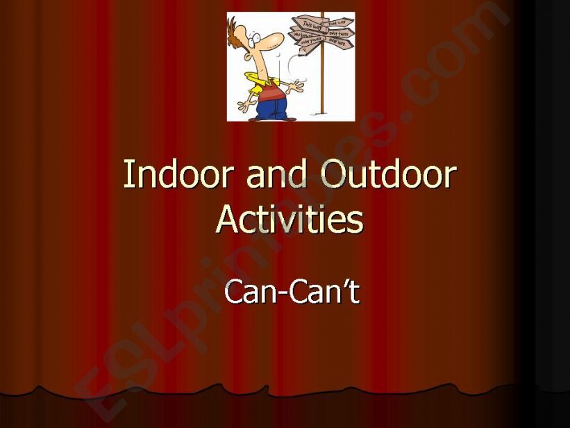 Free Time Activities powerpoint