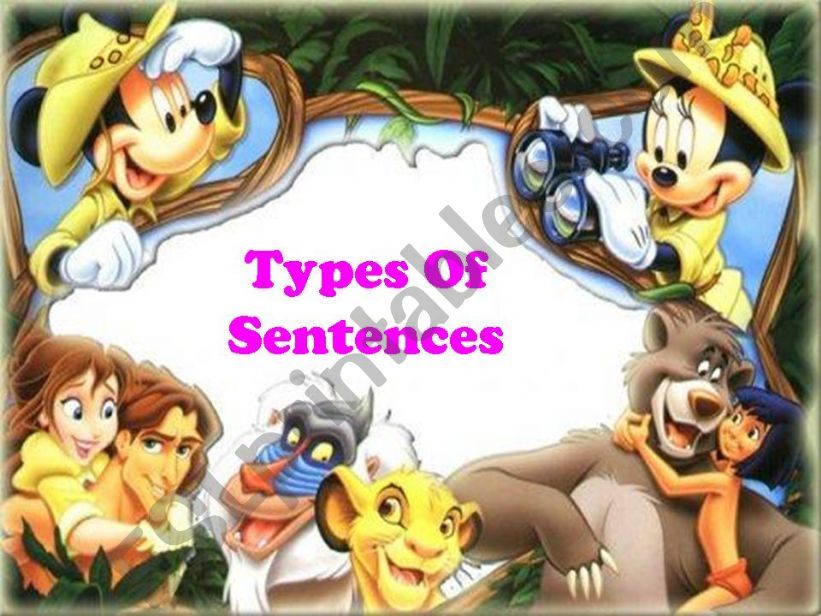 Types of Sentences powerpoint