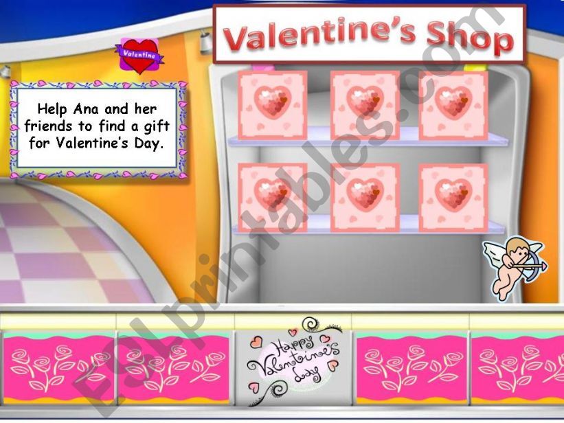 Valentines Shop powerpoint