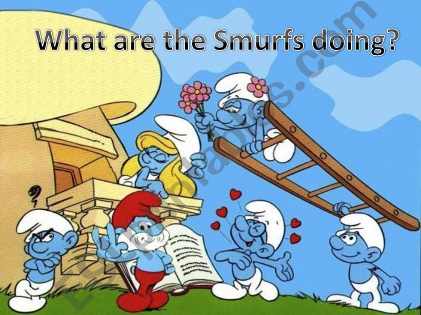The Smurfs !! powerpoint