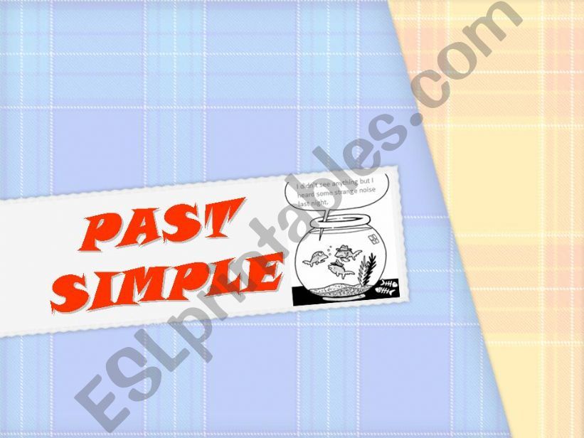 Past Simple powerpoint