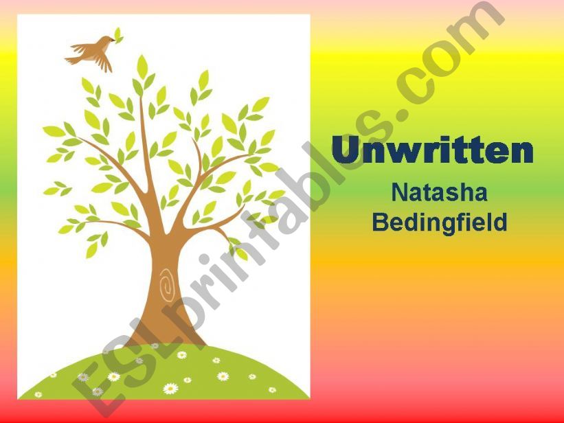 Natasha Bedingfield - Unwritten