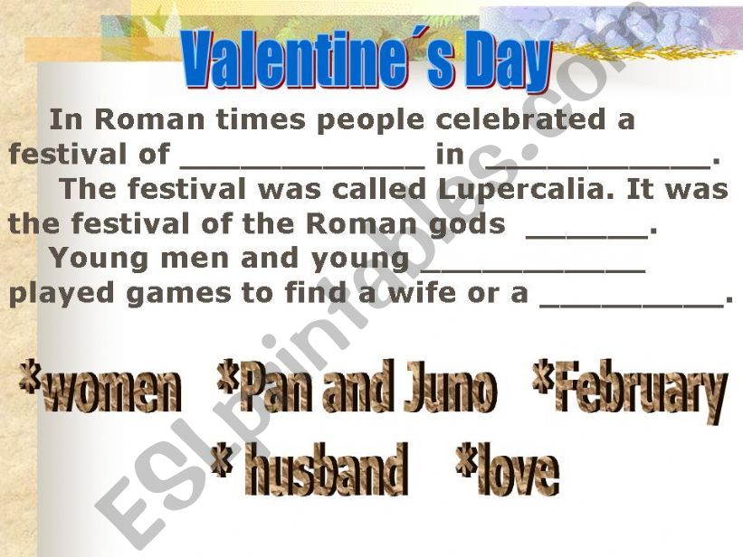 Valentines Day powerpoint