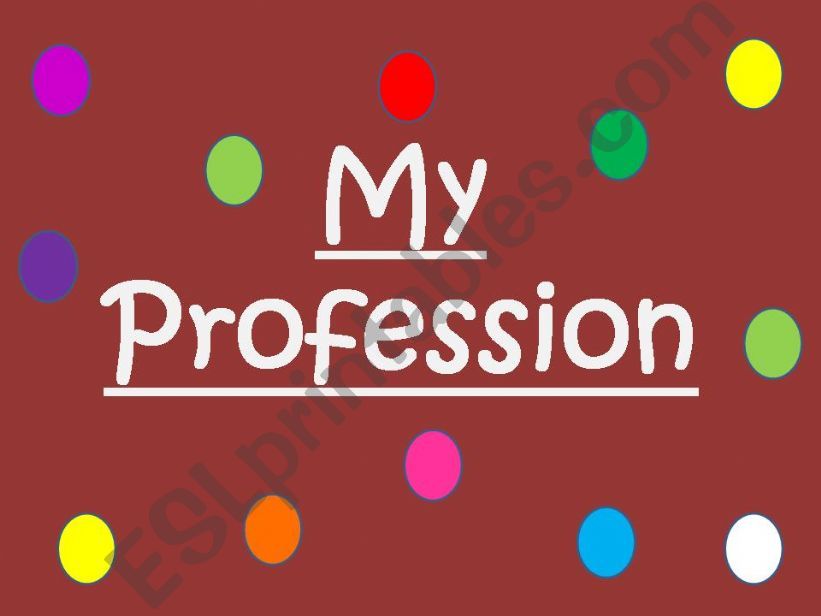 Professions powerpoint