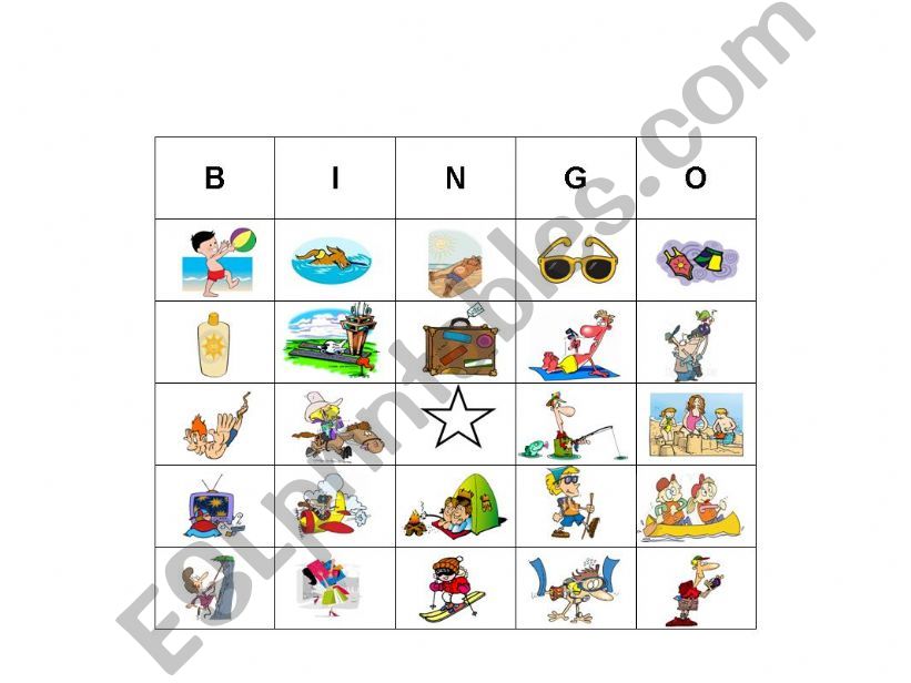 Holidays Bingo powerpoint