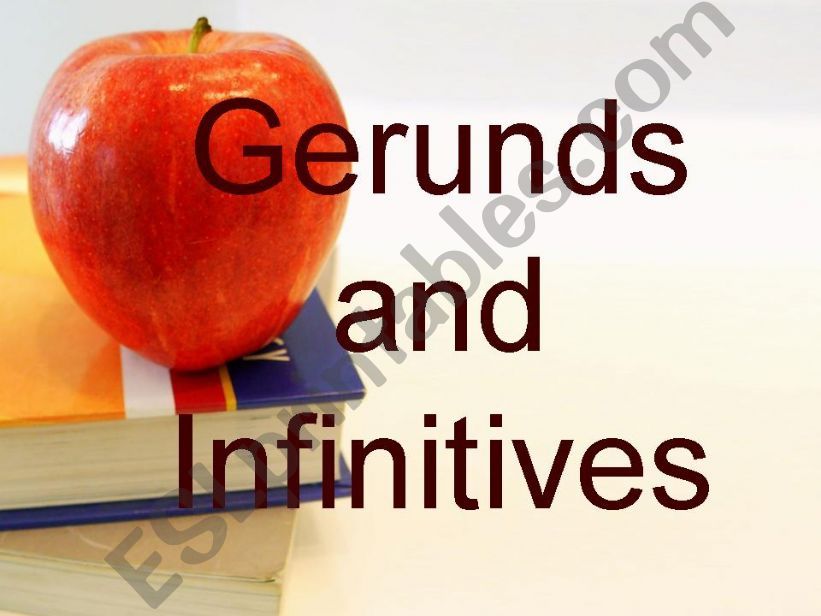 Gerunds and Infinitives powerpoint