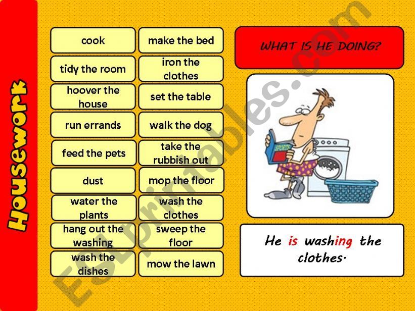 Housework (2/6) powerpoint