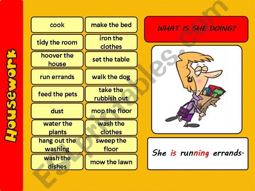 Housework (3/6) powerpoint