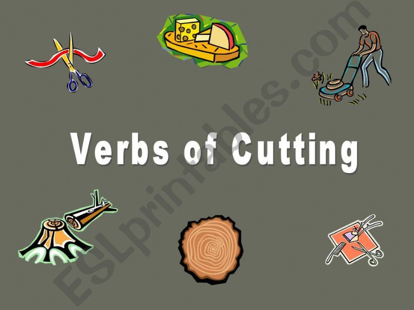 Verbs of Cutting powerpoint