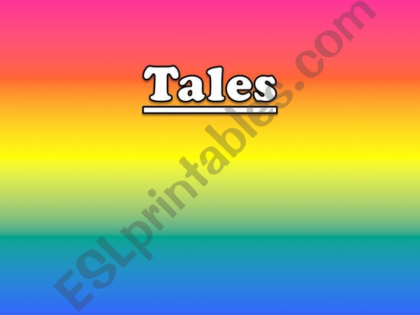 fairy tales - speaking activity