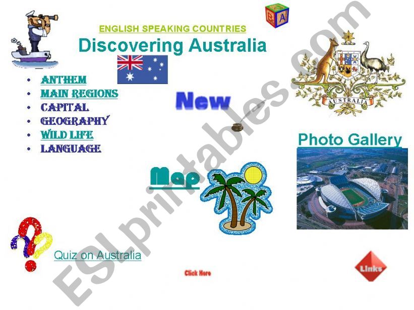 Discovering Australia powerpoint