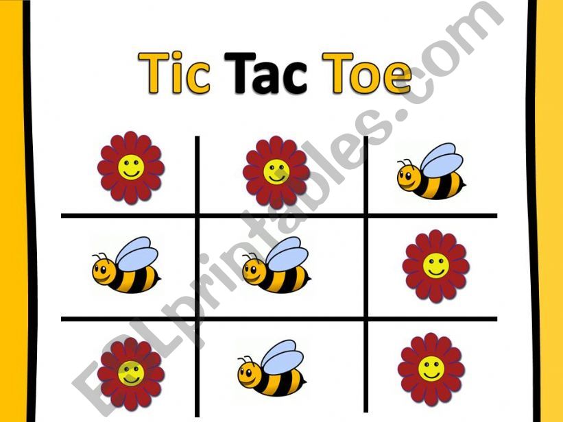 Tic Tac Toe powerpoint