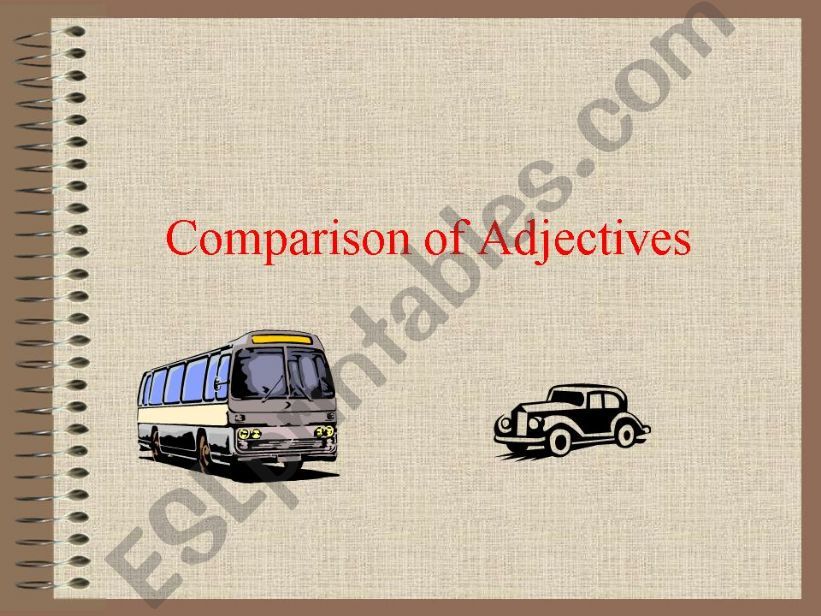 comparison of adjectives powerpoint