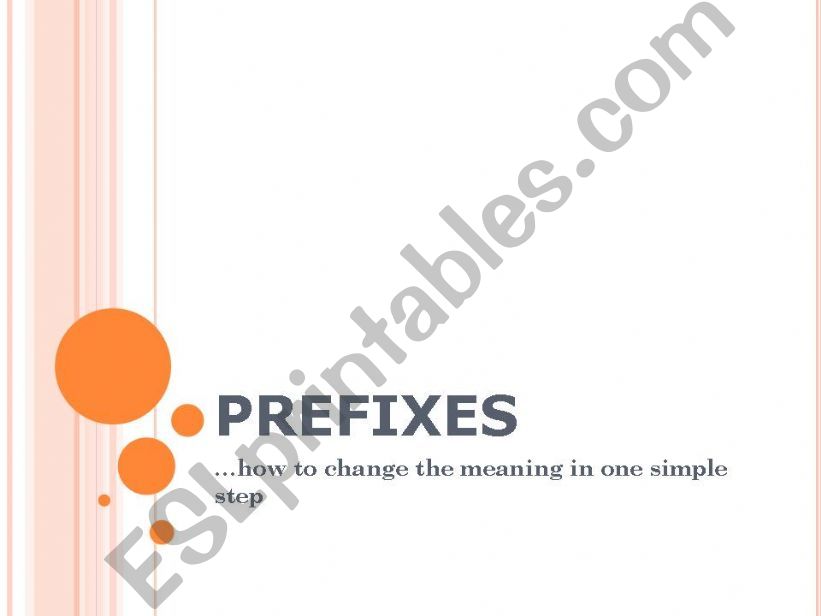 Prefixes powerpoint