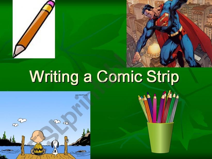 Writing a Comic Strip powerpoint