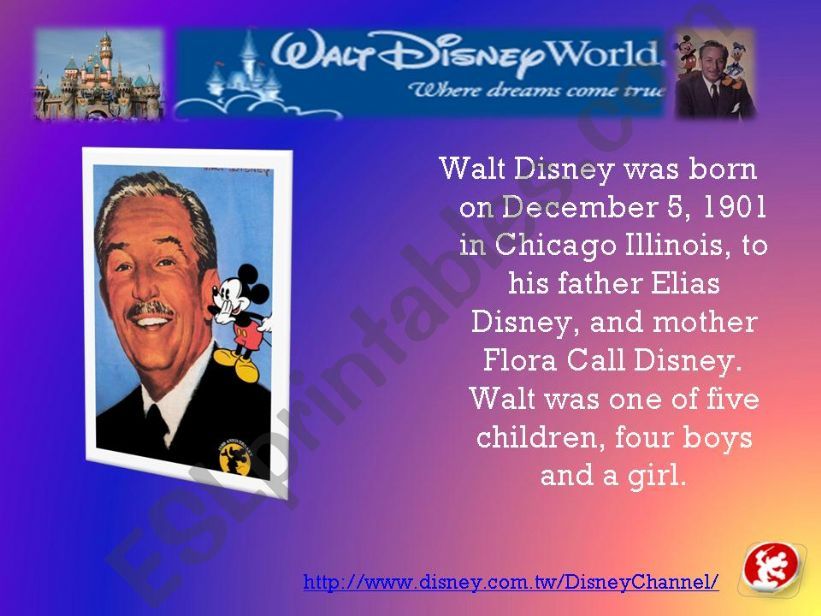 Walt Disney World 3 powerpoint