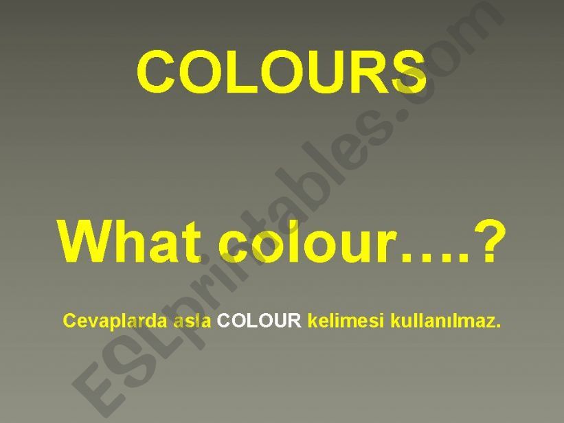 colors powerpoint