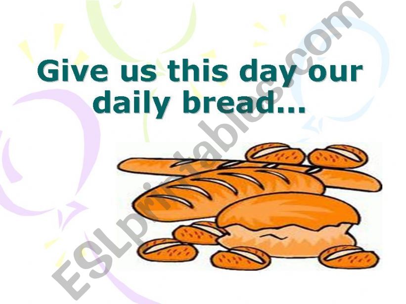 Daily bread powerpoint