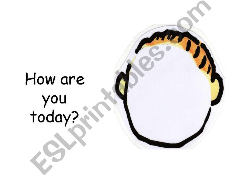 Feeling-How are you today? powerpoint