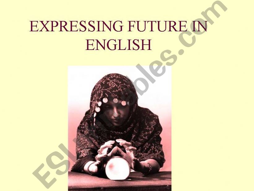 Expressing future in English powerpoint