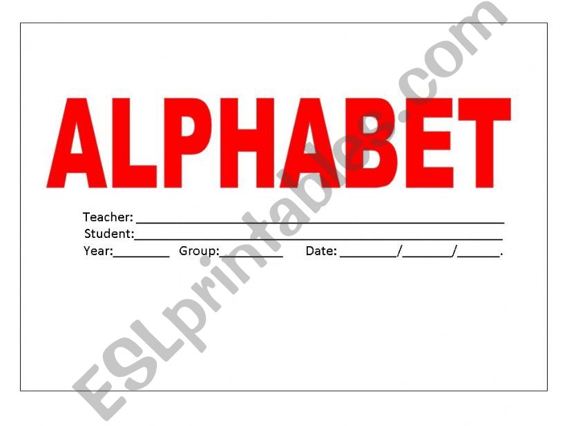 Alphabet powerpoint