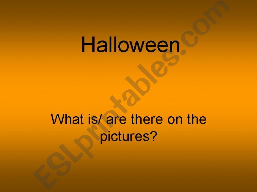 Halloween  powerpoint