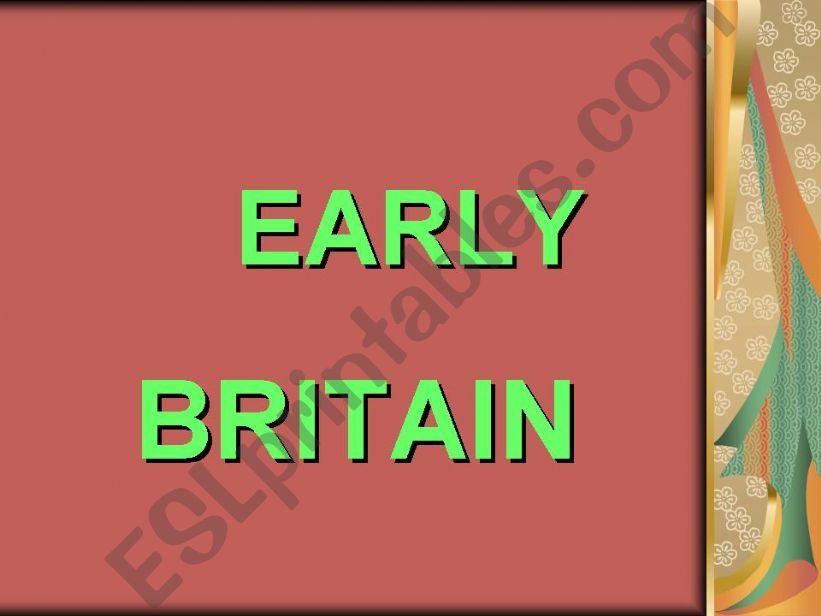 Early Britain powerpoint